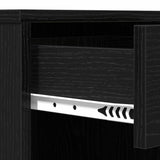 Cosmetic Cabinet Black Oak 80 x 40 x 75 cm Engineered Wood 862787