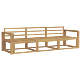 Outdoor Sofa Set 3 pcs White 257.5 x 83 x 73 cm 3385993