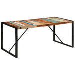 ZNTS Dining Table 175x90x76 cm Solid Wood Reclaimed 351693