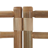 Folding 6-Panel Room Divider 240 cm Bamboo and Canvas 350626