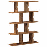 Wall Cube Shelf 12 Compartments Old Wood Engineered Wood 860020