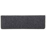 Stair Mats 15 pcs 65x21x4 cm Dark Grey Rectangular Edge 326197