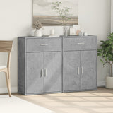 Sideboards 2 pcs Concrete Grey 60x30x84 cm Engineered Wood 3276598