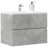 Bathroom Cabinet Concrete Grey 60x38.5x45 cm Engineered Wood 856242