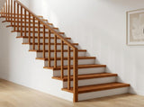 Stair Tread 16 pcs 90 x 25 x 2 cm Brown Solid Oak Wood 3449467