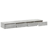 Bed Drawers Concrete Grey 150 x 36.5 x 16.5 cm Engineered Wood 866958
