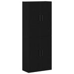 Wall Mounted Cabinet 2 pcs Black oak 69.5 x 34 x 90 cm 3333102
