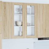 Hanging Cabinet Sonoma Oak 80 x 31 x 100 cm Engineered Wood 884396