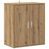 Shoe Cabinet Artisan Oak 60x35x70 cm Engineered Wood 856697