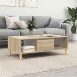 Coffee Table Sonoma Oak 102 x 55 x 35 cm Engineered Wood 876191
