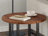 Table Top Light Brown 50 x 2.5 cm Solid Oak Wood 42016001