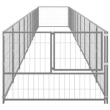 Dog Kennel Silver 10 m Steel 3082108