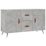 Sideboard Concrete Grey 100x36x60 cm Engineered Wood 828144