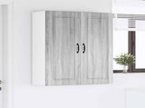 Wall Cabinet PORTO Grey Sonoma 80 x 31 x 100 cm Engineered Wood 885501