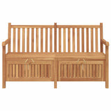 Garden Bench with Storage 150 x 60 x 90 cm Solid Teak Wood 42001960