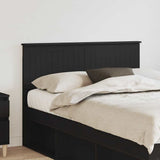 Headboard Black Oak Engineered wood 888430