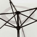 Parasol Sand White 3m Steel Pole 40770