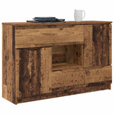 Sideboard with Drawer Old Wood 100 x 30 x 65.6 Engineered Wood 888795