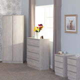 ZNTS Malvern 2 Door Wardrobe Bedroom Set 100-108-073