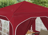 Pop-up Party Tent 192 x 192 x 245 cm Burgundy 42019840