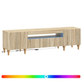LED TV Cabinet Sonoma Oak Engineered Wood 896247