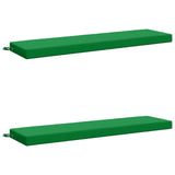2-Piece Bench Cushions SOEST 2 pcs 100% Polyester Green 949817