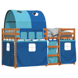 Bunk Bed without Mattress Blue 80x200 cm Solid Wood Pine 3284013