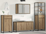 Bathroom Furniture Set with Drawer Artisan Oak Engineered Wood 3403051