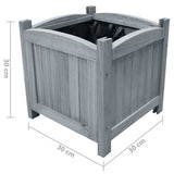 310041 Garden Raised Beds 2 pcs 30x30x30 cm Solid Firwood