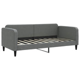 Day Bed without Mattress Dark Grey 90x190 cm Single Fabric 354047