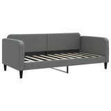 Daybed with Trundle without Mattress Dark Grey 90x190 cm Single 3196886