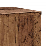 ZNTS Plant Stands 2 pcs Old Wood 30x30x50 cm Engineered wood 852922