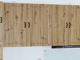 Wall Cabinet PORTO Artisan Oak 50 x 31 x 100 cm Engineered Wood 885484