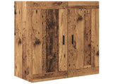 Highboard 2 pcs Old Wood Engineered Wood 3415721