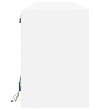 TV Wall Cabinet with LED White 180x31x45 cm 3307940