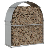 Log Holder Silver 120x45x140 cm Galvanised Steel 364591