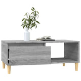 ZNTS Coffee Table Grey Sonoma 90x50x36.5 cm Engineered Wood 821050