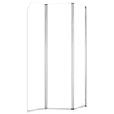 Bath Enclosures 2 pcs 104x130 cm Tempered Glass Transparent 146228