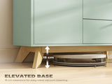 HOMCOM Sideboard Storage Cabinet, 80 cm Buffet Cabinet with 2 Drawers, Open Compartment, Adjustable T3398P555023