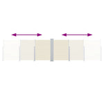 Retractable Side Awning Cream 120x1000 cm 48479