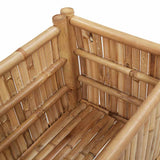 Garden Raised Bed Brown 90 x 35 x 70 cm Bamboo 4106590