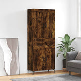 Highboard Smoked Oak 69.5x34x180 cm Engineered Wood 3199878