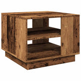 Coffee Table Old Wood 55x55x42 cm Engineered Wood 856802