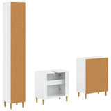 3 Piece Bathroom Cabinet Set ARNHEM High Gloss White 3417445