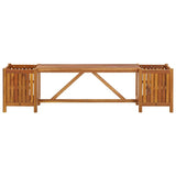 Garden Bench Light Brown Solid Acacia Wood 150 cm x 30 cm x 40 cm 46344