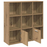 Book Cabinet Artisan Oak 98x29x97.5 cm Engineered Wood 855967