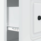 Drawer Cabinet White 66 x 34.5 x 87 cm Engineered Wood 895755
