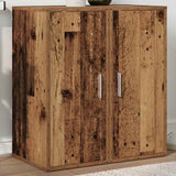 Shoe Cabinets 2 pcs Old Wood 32x35x70 cm Engineered Wood 856705