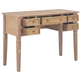 Writing Desk Brown 109.5x45x77.5 cm Wood 280072