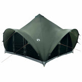 Tipi Tent with Roof Army green 6-Person Polyester and Steel 42028626